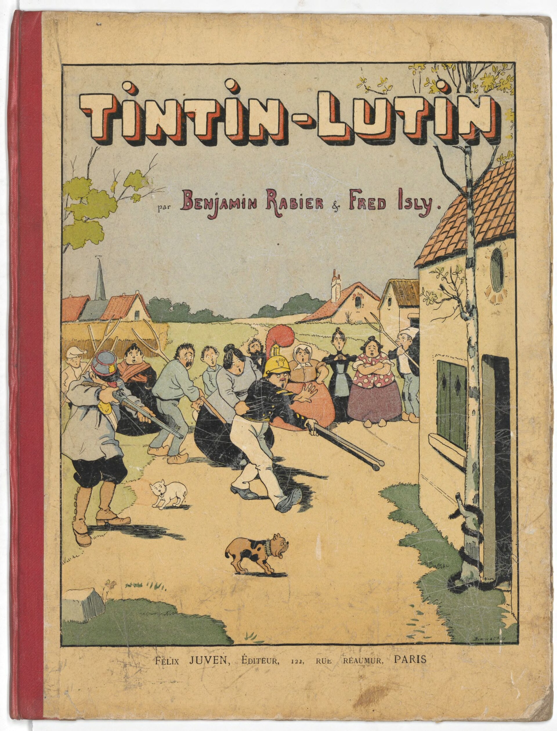 Tintin-Lutin de Benjamin Rabier, couverture du livre