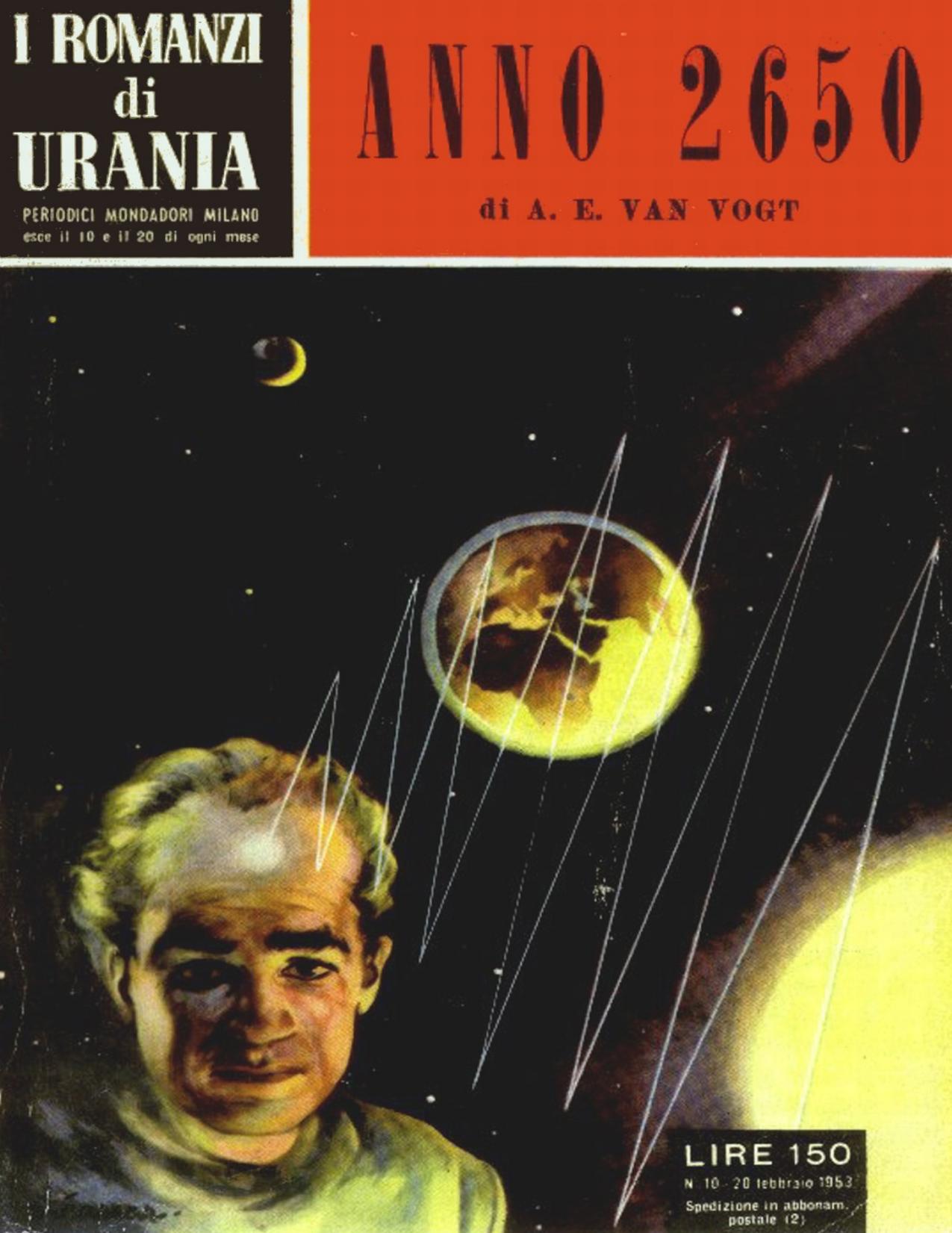Anno 2650 di A. E. Van Vogt, copertina del libro