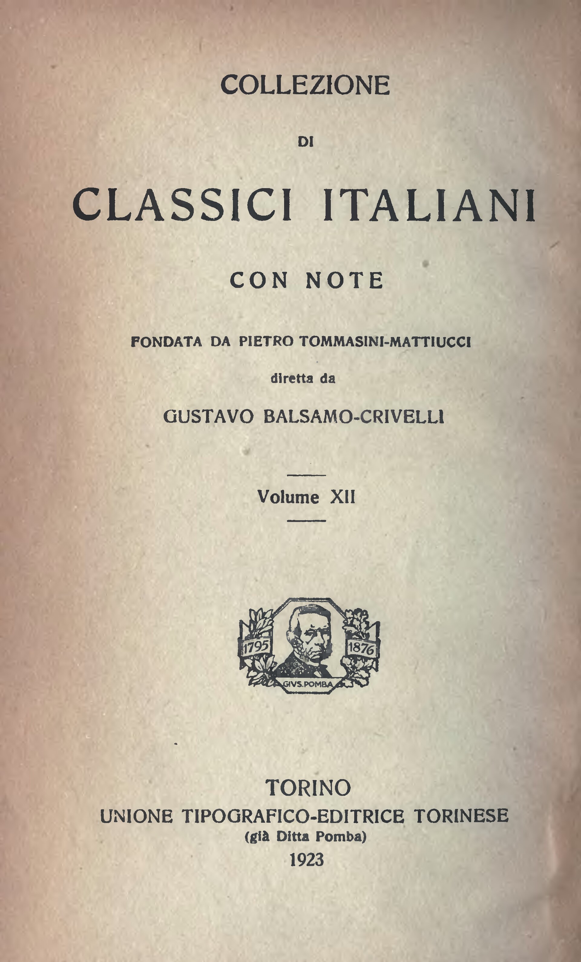 Il Canzoniere di Matteo Bandello, copertina del libro