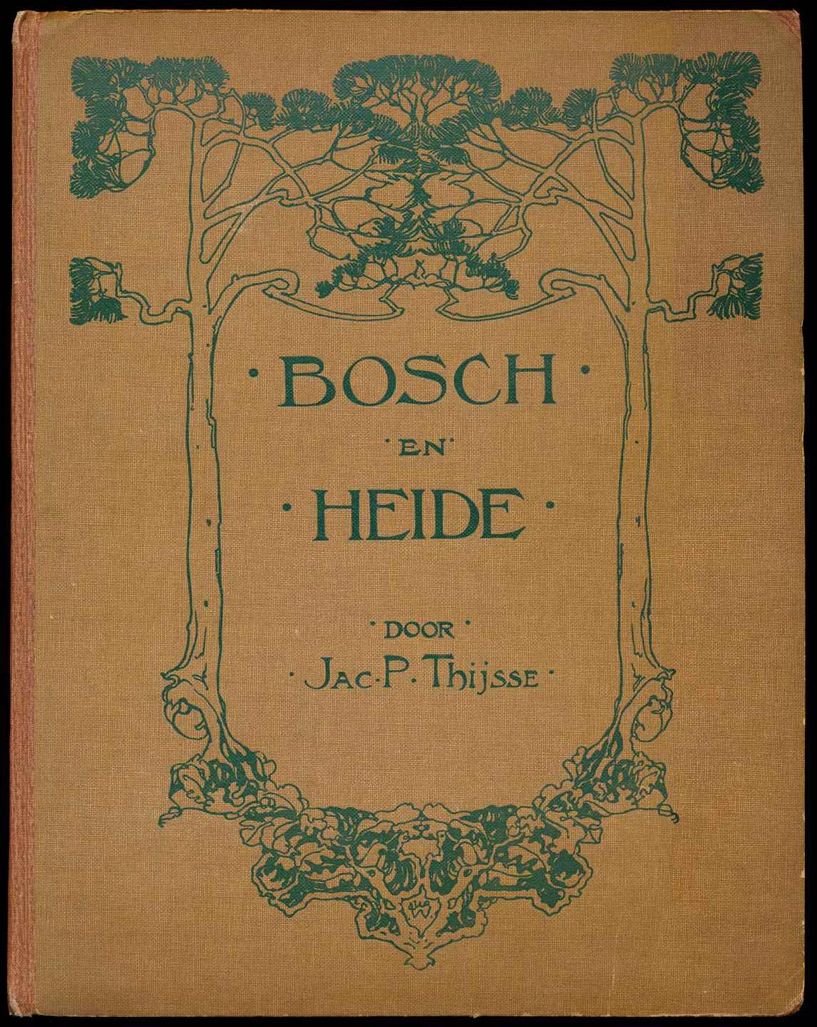 Bosch en heide van Jac. P. Thijsse, boekomslag