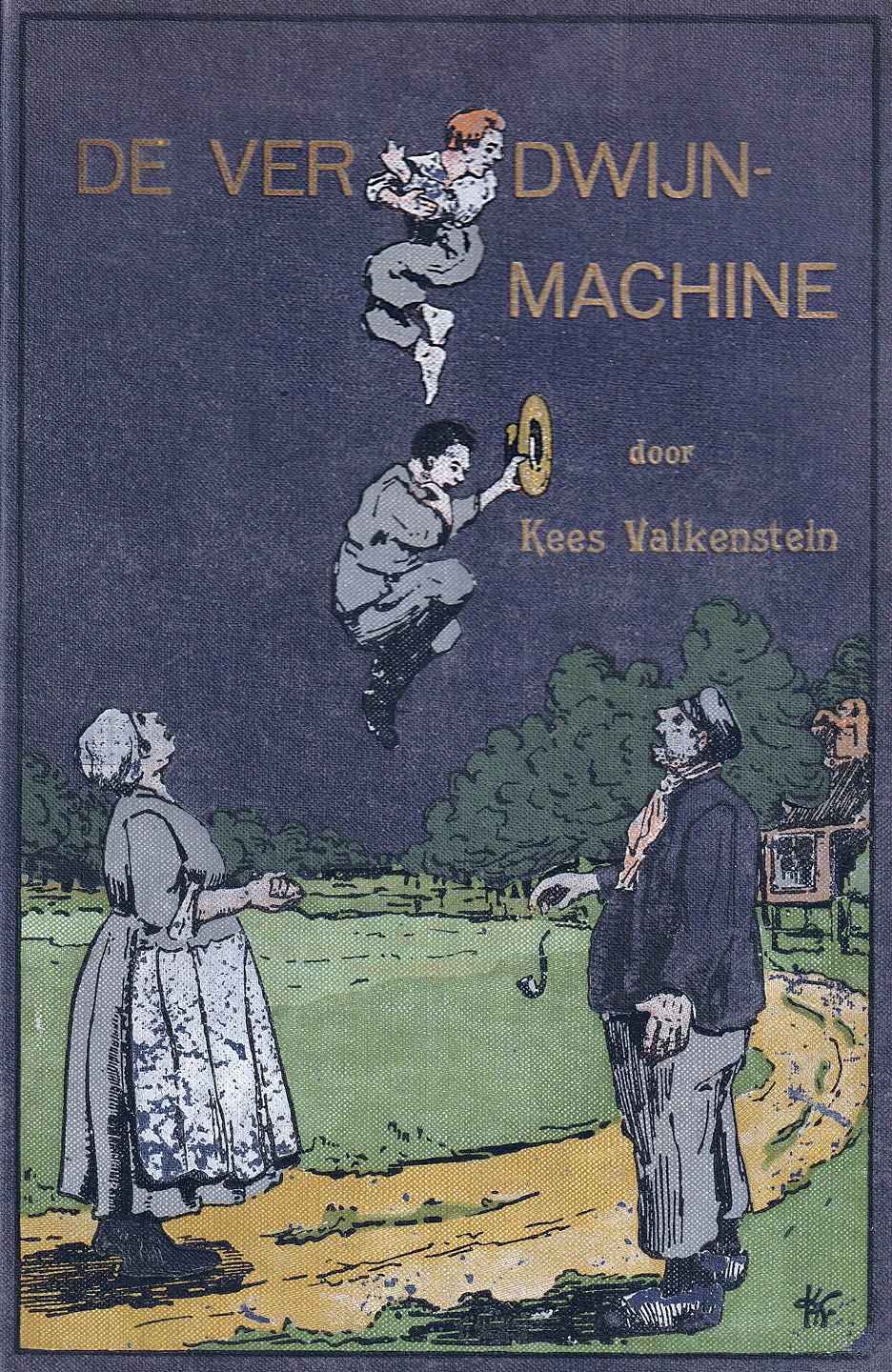 De verdwijn-machine van Kees Valkenstein, boekomslag