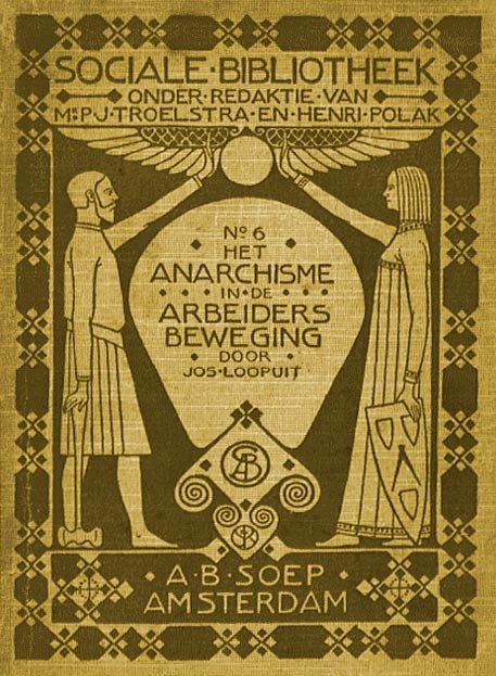 Het Anarchisme in de Arbeidersbeweging van Jos. Loopuit, boekomslag