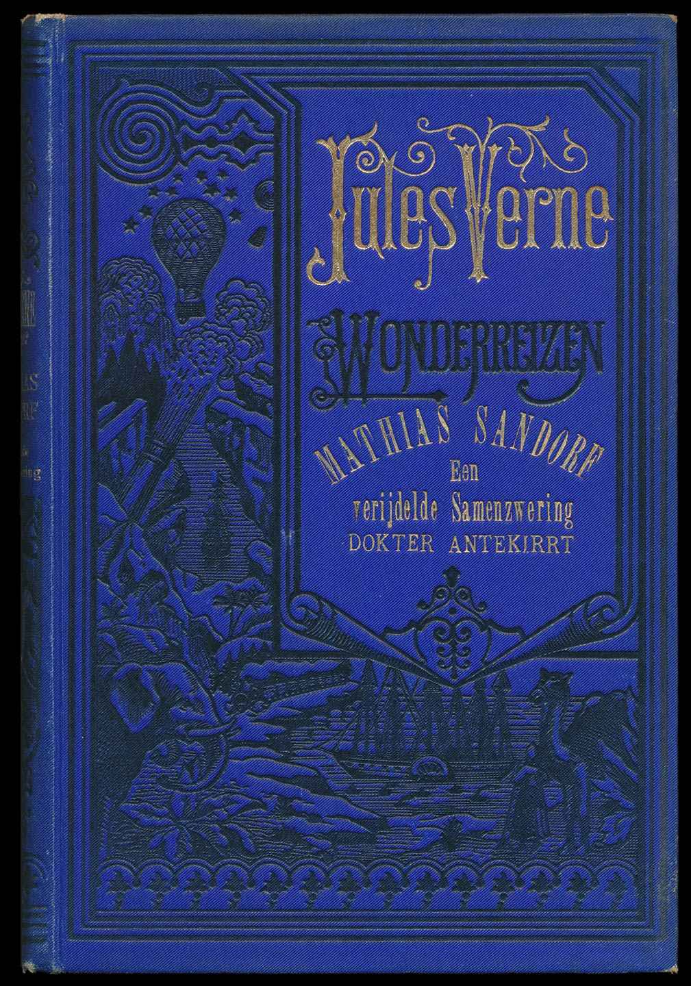 Mathias Sandorf [1] van Jules Verne, boekomslag