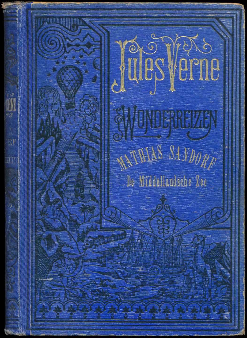 Mathias Sandorf [2] van Jules Verne, boekomslag