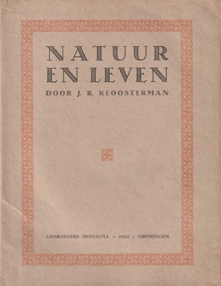 Natuur en leven van J. R. Kloosterman, boekomslag