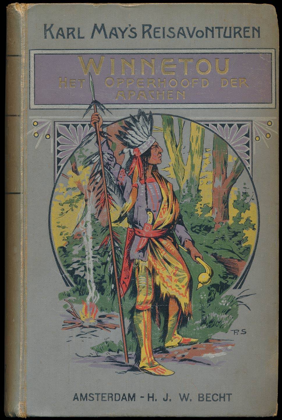 Winnetou van Karl May, boekomslag