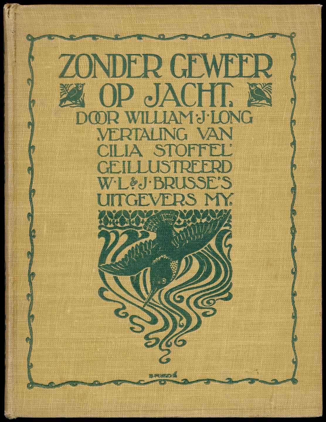 Zonder geweer op jacht van William J. Long, boekomslag