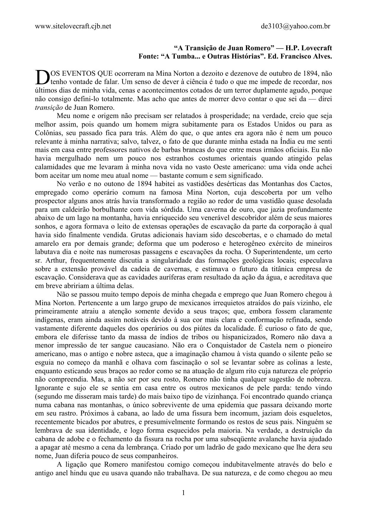 A Transicao De Juan Romero 2449
