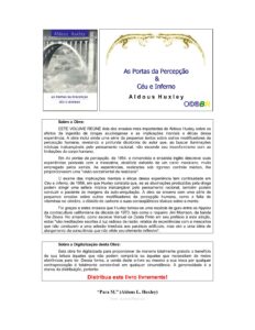 As Portas Da Percepcao Ceu E Inferno 782 1