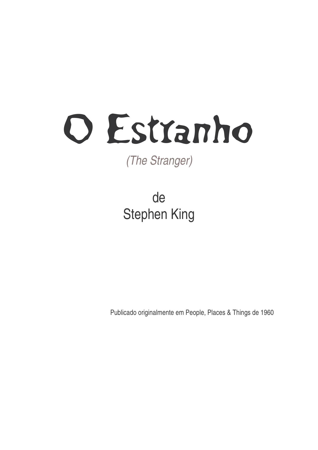 O Estranho 632 1