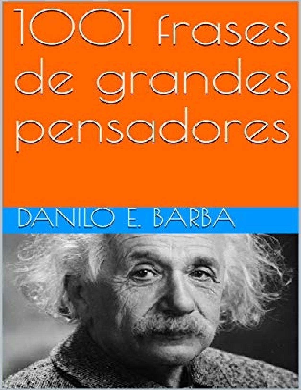 Capa do livro 1001 frases de grandes pensadores, de Danilo Barba