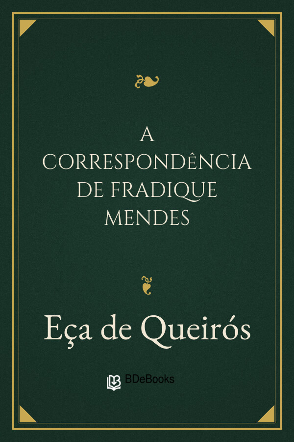 Capa do livro A Correspondência de Fradique Mendes, de Eça de Queirós