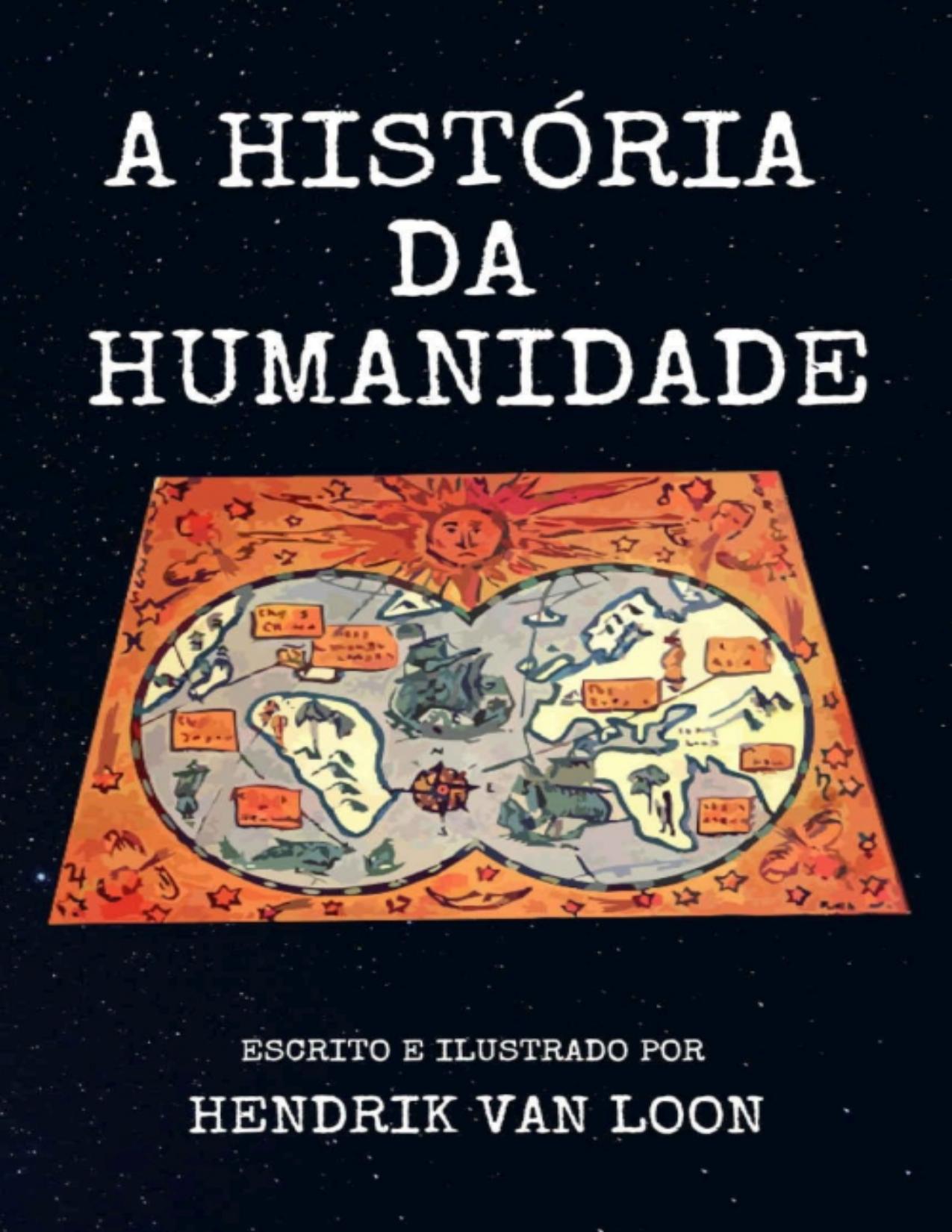 Capa do livro A História da Humanidade, de Hendrik Van Loon