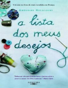 A Lista dos Meus Desejos by Grégoire Delacourt, book cover