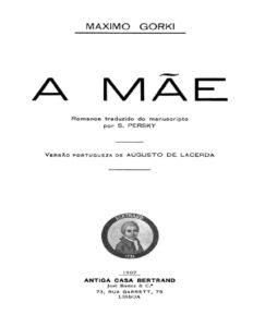 Capa do livro A Mãe, de Máximo Gorki