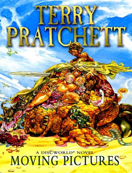 Capa do livro A Magia de Holy Wood, de Terry Pratchett