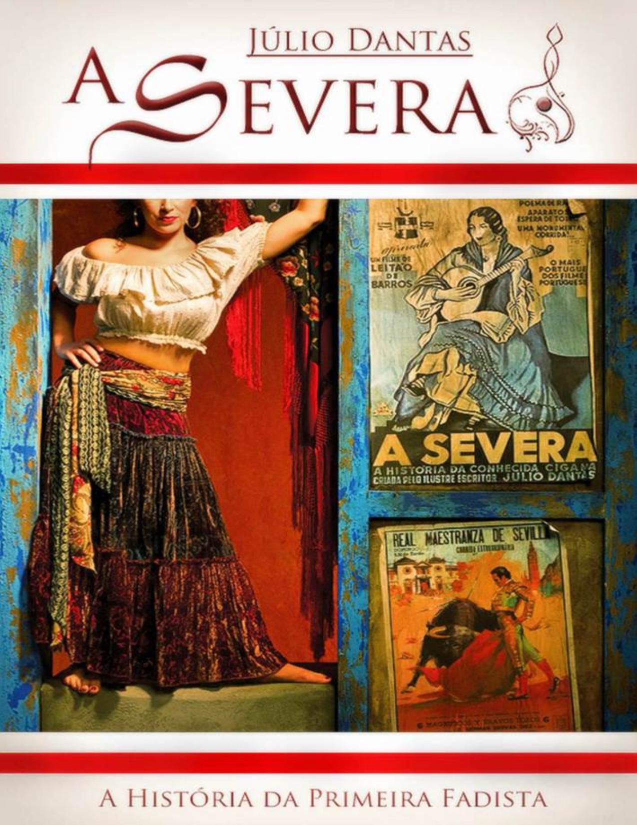 Capa do livro A Severa, de Júlio Dantas
