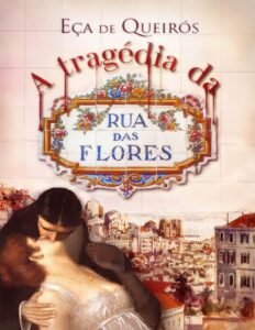 Capa do livro A Tragédia da Rua das Flores, de Eça de Queirós