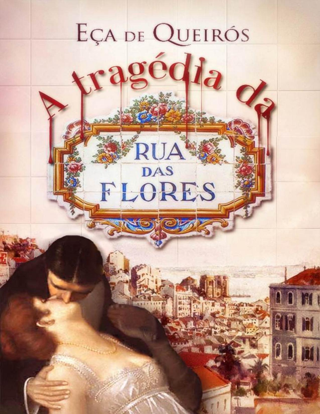 Capa do livro A Tragédia da Rua das Flores, de Eça de Queirós