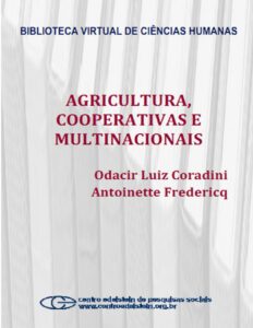 Capa do livro Agricultura, cooperativas e multinacionais, de Odacir Luiz Coradini