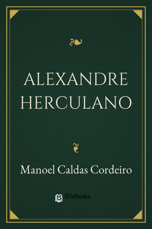 Capa do livro Alexandre Herculano, de Manoel Caldas Cordeiro