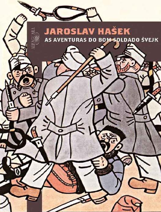 Capa do livro As Aventuras do Bom Soldado Švejk, de Jaroslav Hašek