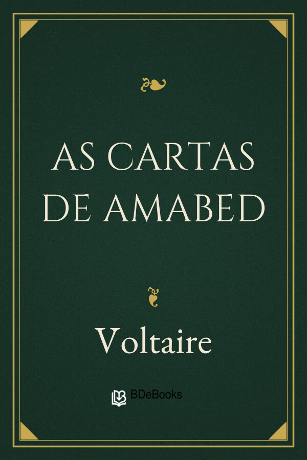 Capa do livro As Cartas de Amabed, de Voltaire