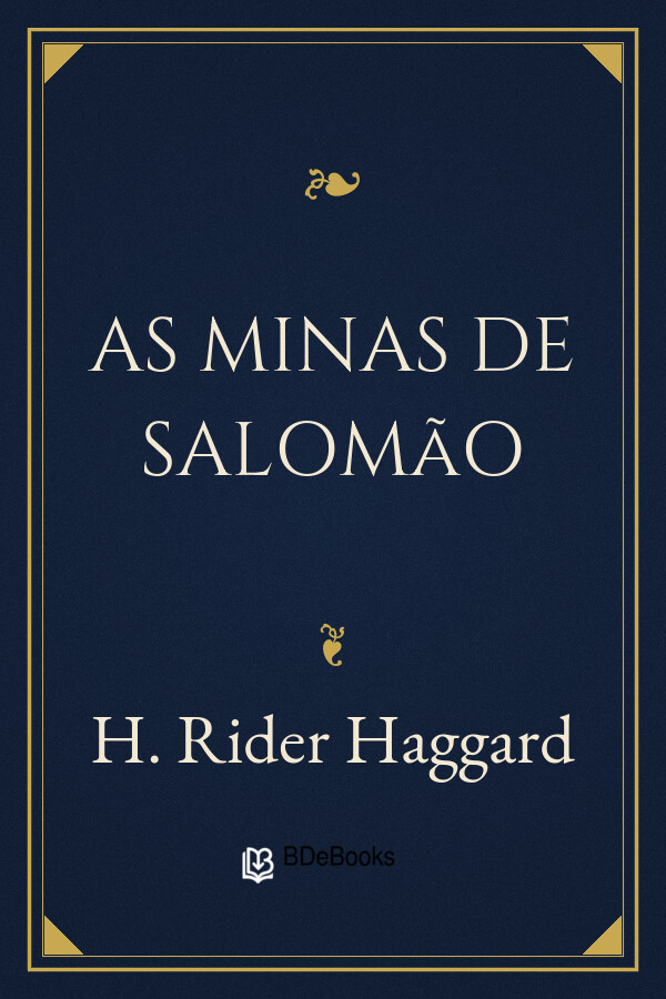 Capa do livro As Minas de Salomão, de H. Rider Haggard