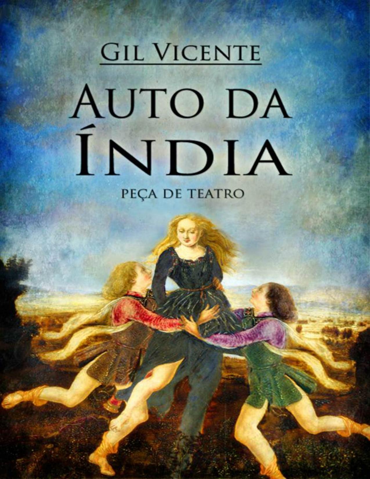 Capa do livro Auto da Índia, de Gil Vicente