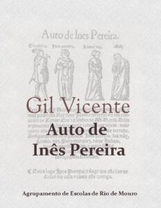 Capa do livro Auto de Inês Pereira, de Gil Vicente