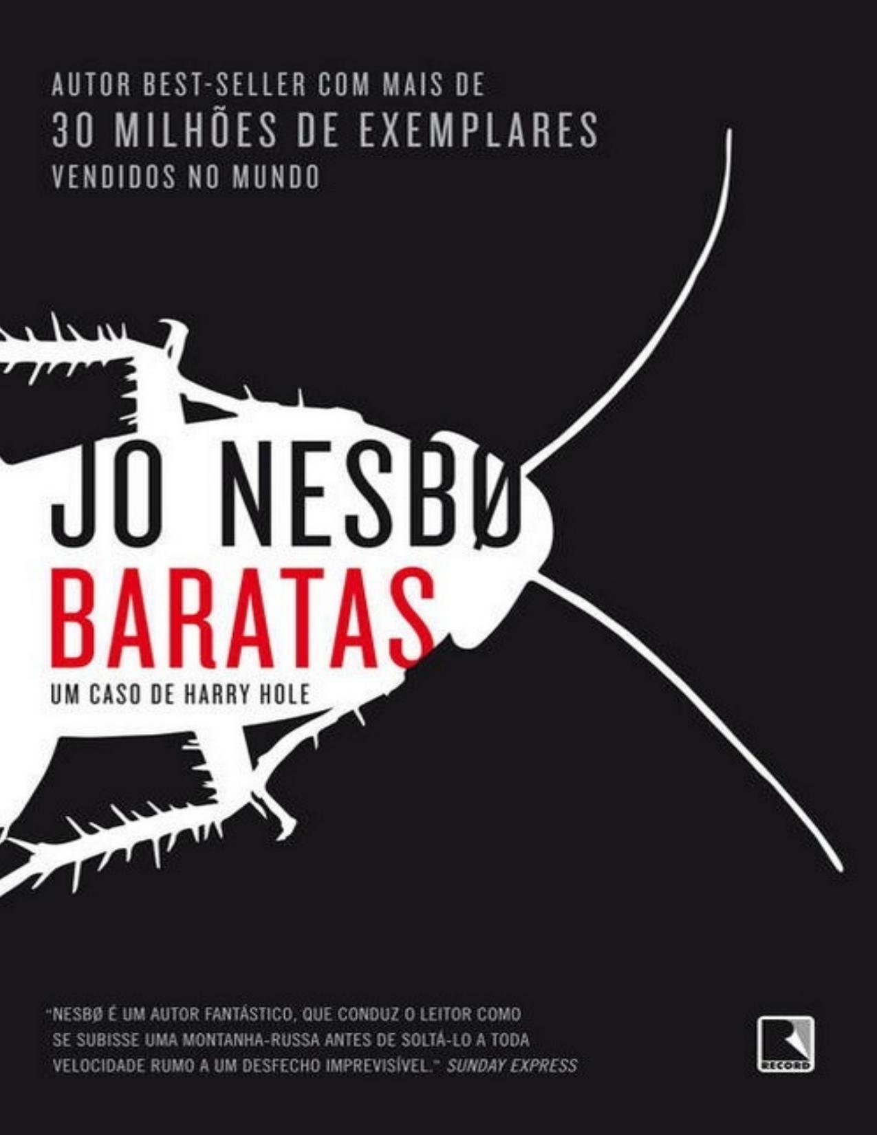 Capa do livro Baratas, de Jo Nesbo
