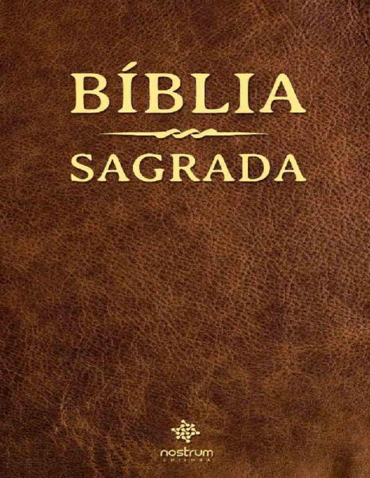 Capa do livro Bíblia Sagrada, de João Ferreira de Almeida