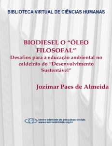 Capa do livro Biodiesel, o óleo filosofal, de Jozimar Paes de Almeida