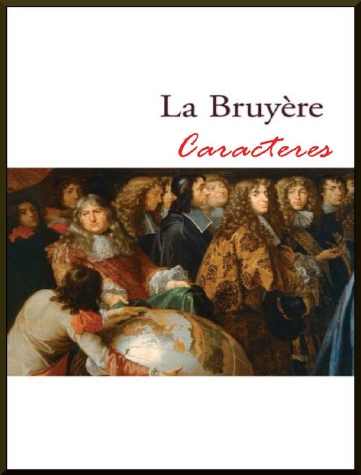 Capa do livro Caracteres, de Jean de La Bruyère