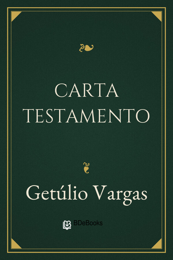 Capa do livro Carta Testamento, de Getúlio Vargas