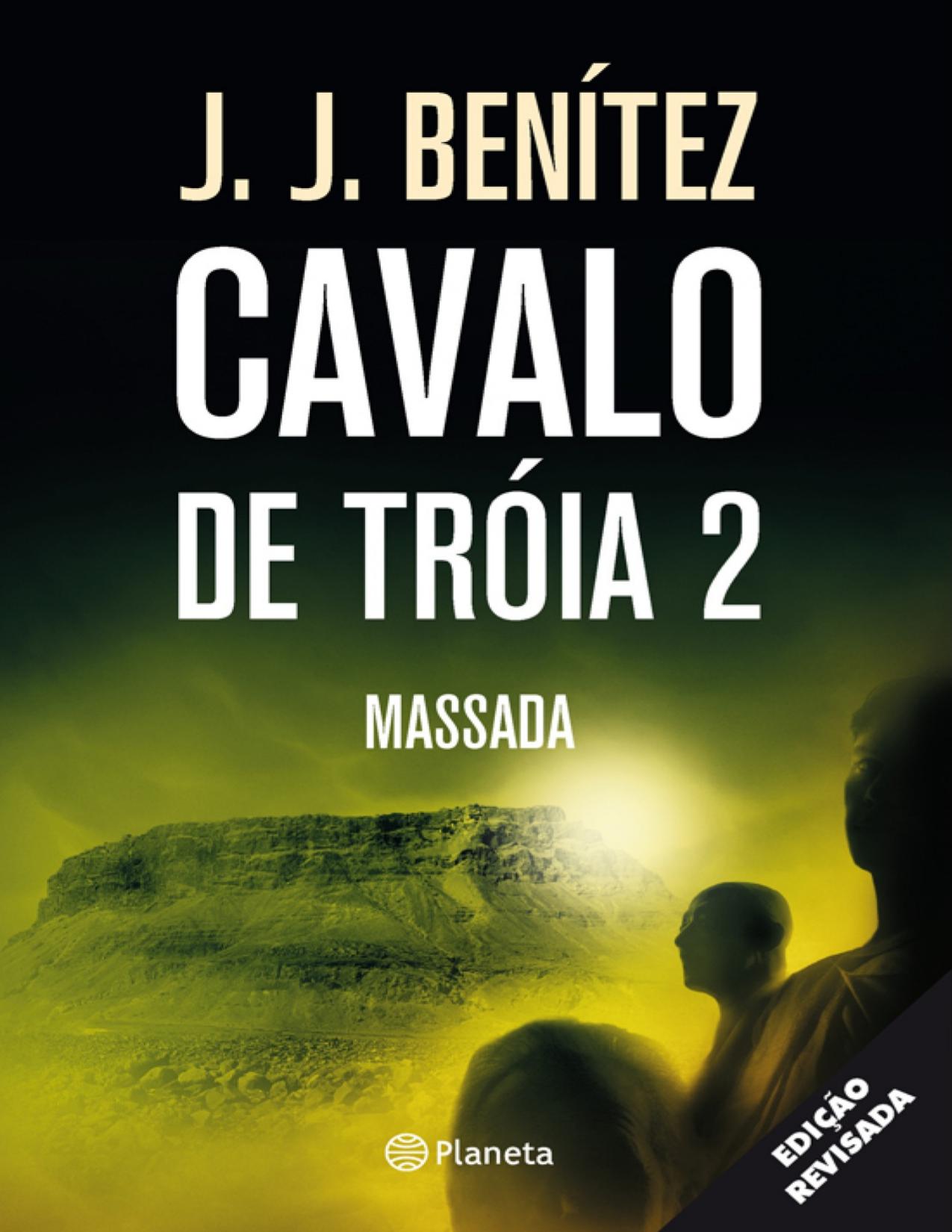 Capa do livro Cavalo de Tróia 2: Massada, de J. J. Benítez