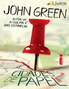 Cidades de papel by John Green, book cover