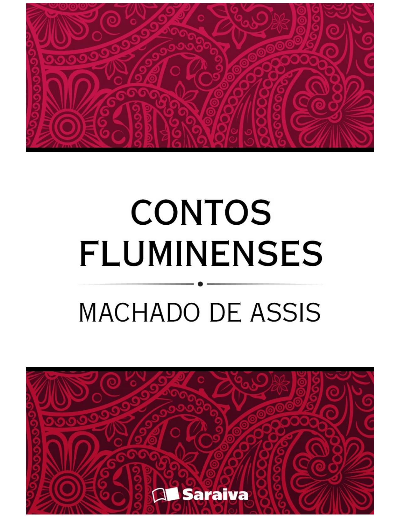Capa do livro Contos Fluminenses, de Machado de Assis