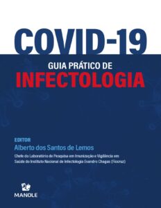Capa do livro Covid-19: Guia Prático de Infectologia, de Alberto dos Santos de Lemos