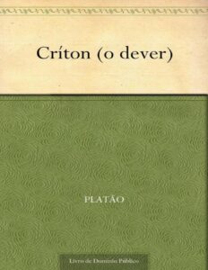 Capa do livro Críton, de Platão