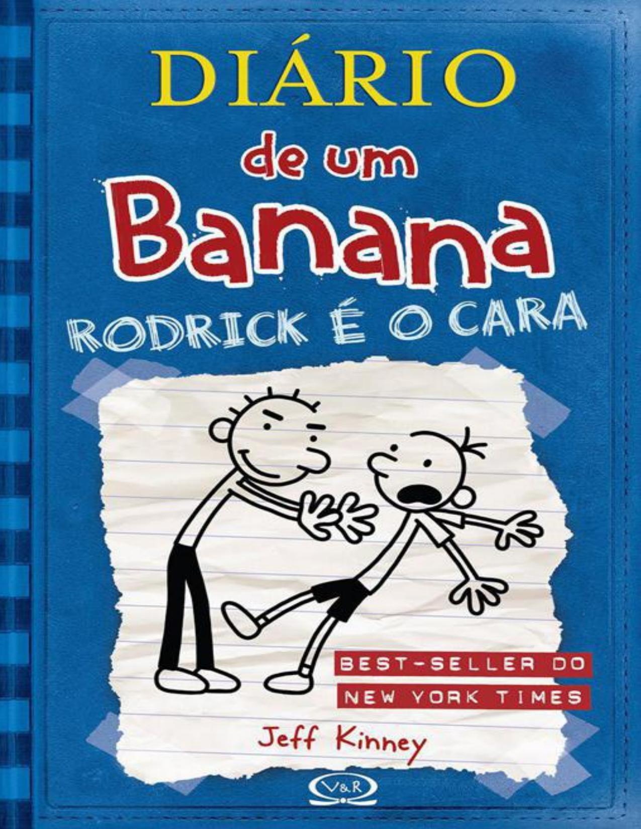 Capa do livro Diário de um Banana: Rodrick é o cara, de Jeff Kinney