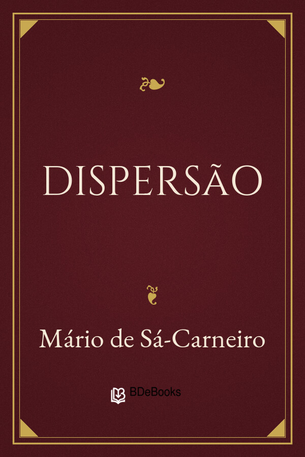 Capa do livro Dispersão, de Mário de Sá-Carneiro