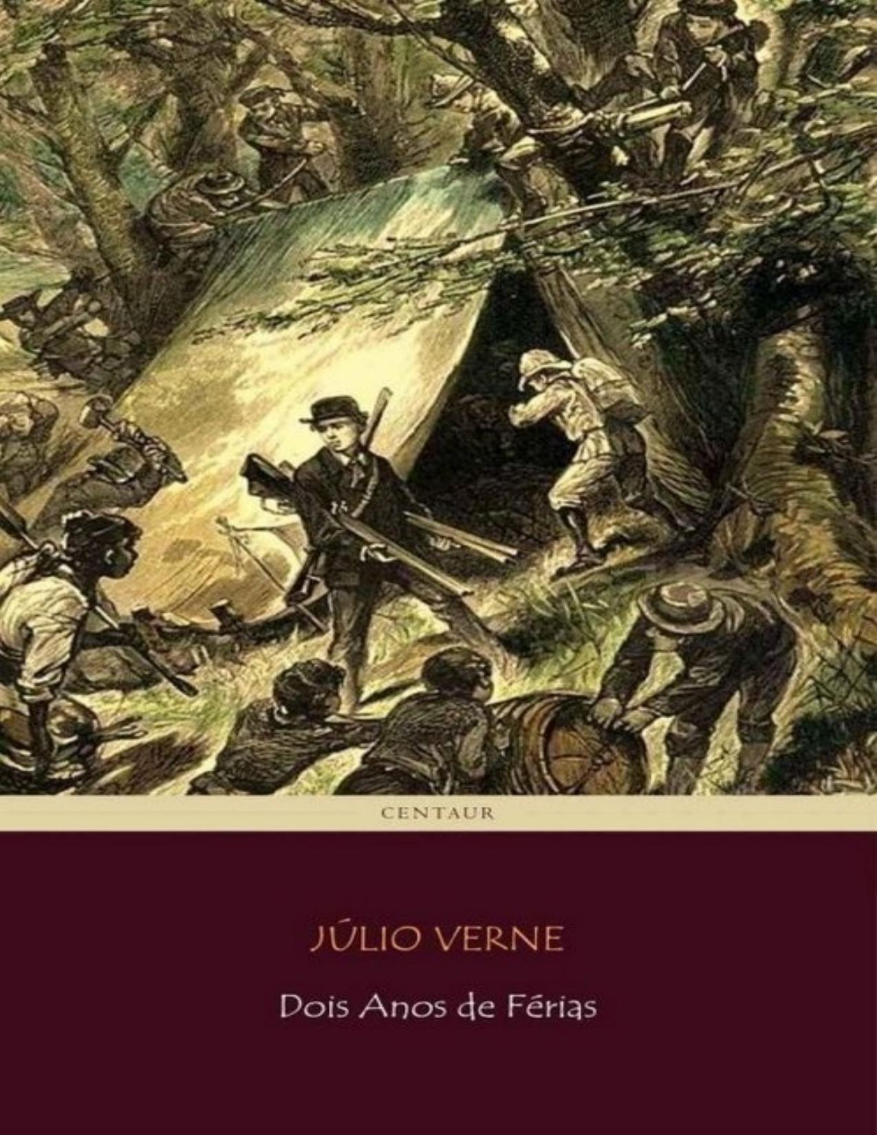 Capa do livro Dois Anos de Férias, de Júlio Verne