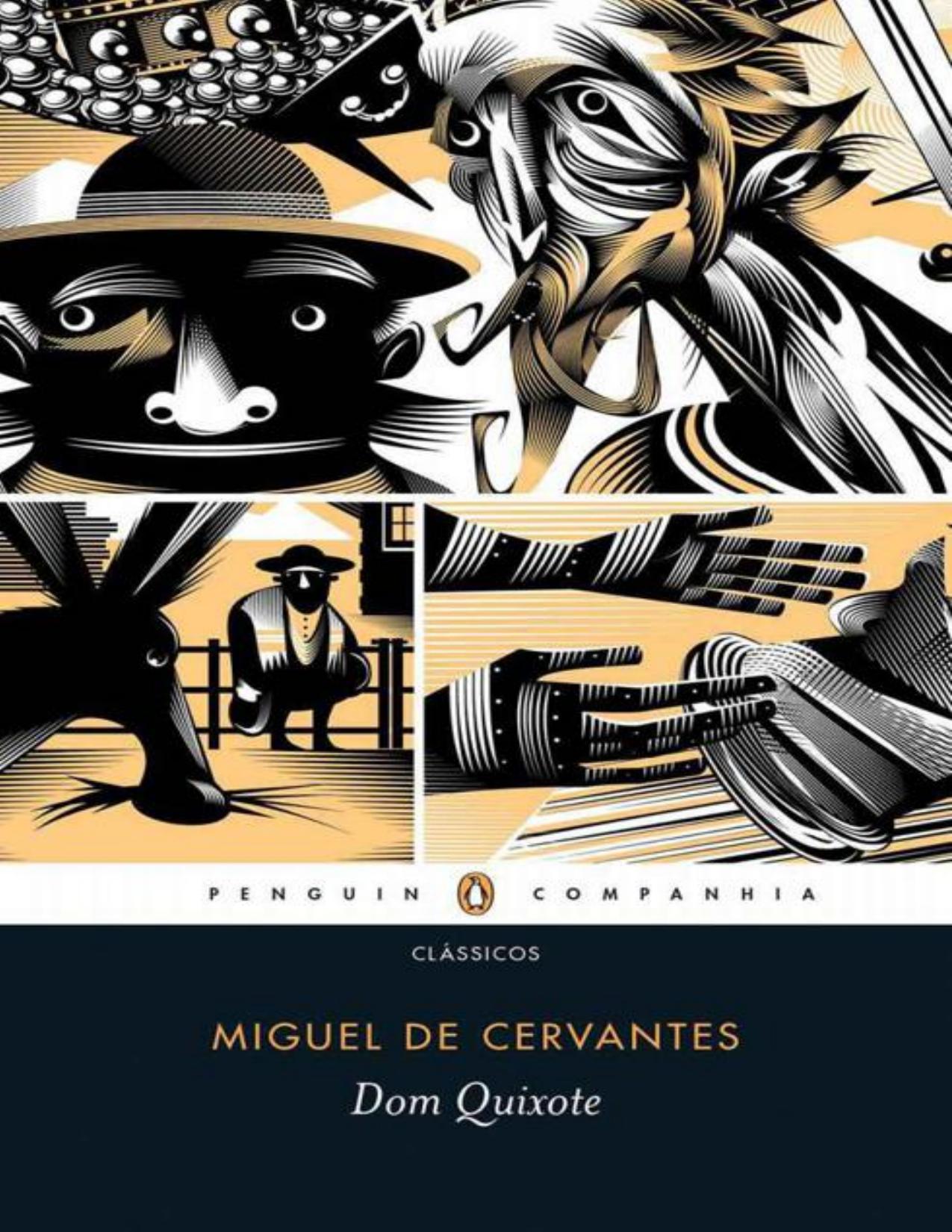 Capa do livro Dom Quixote, de Miguel de Cervantes