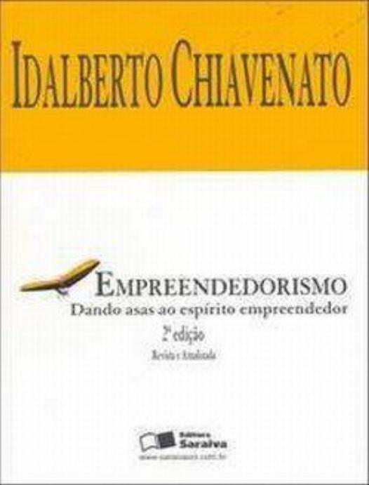 Capa do livro Empreendedorismo: Dando Asas ao Espírito Empreendedor, de Idalberto Chiavenato
