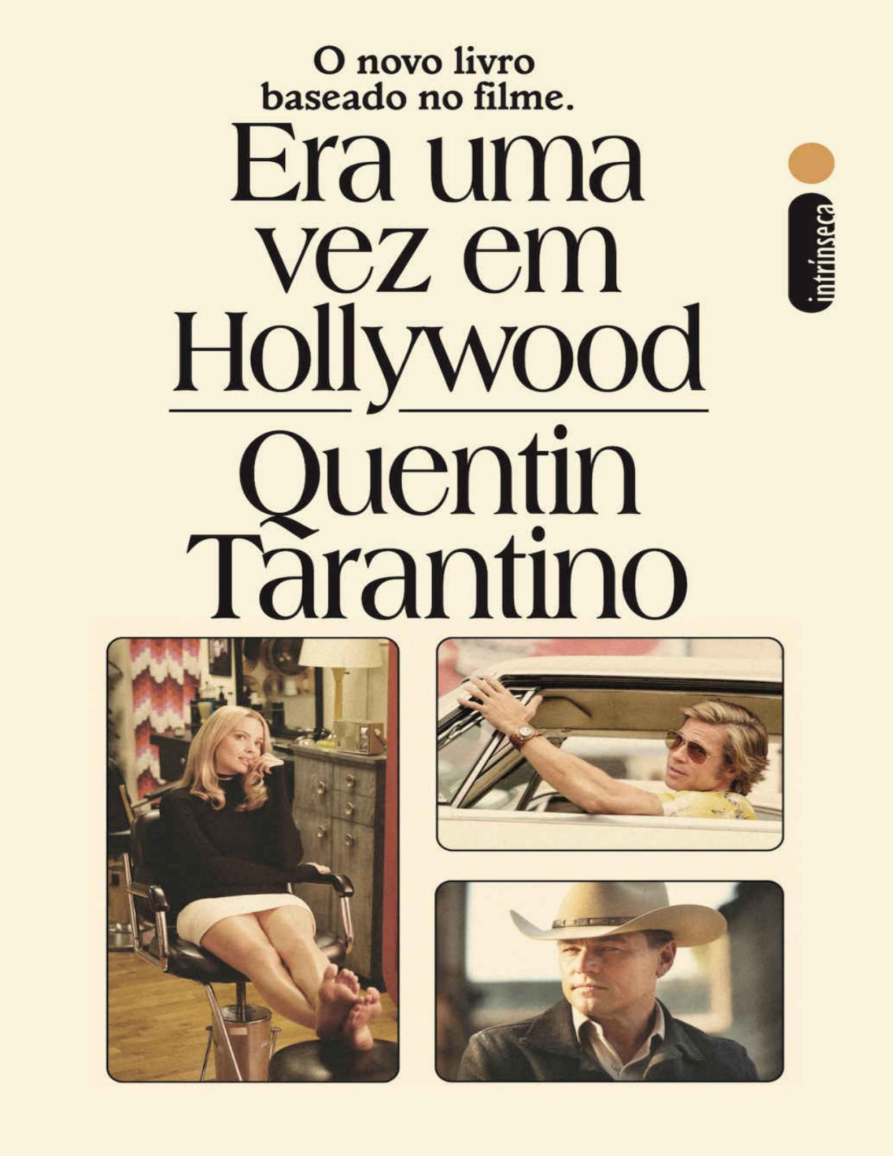 Capa do livro Era Uma Vez em Hollywood, de Quentin Tarantino