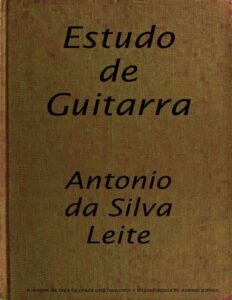 Capa do livro Estudo de Guitarra, de Antônio da Silva Leite