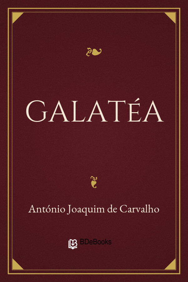 Capa do livro Galatéa, de António Joaquim de Carvalho