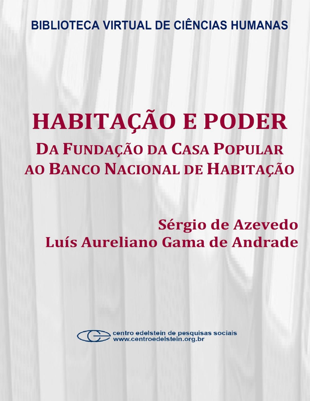 Capa do livro Habitação e poder, de Sérgio de Azevedo