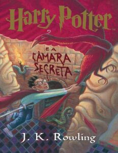 Capa do livro Harry Potter e a Câmara Secreta, de J. K. Rowling